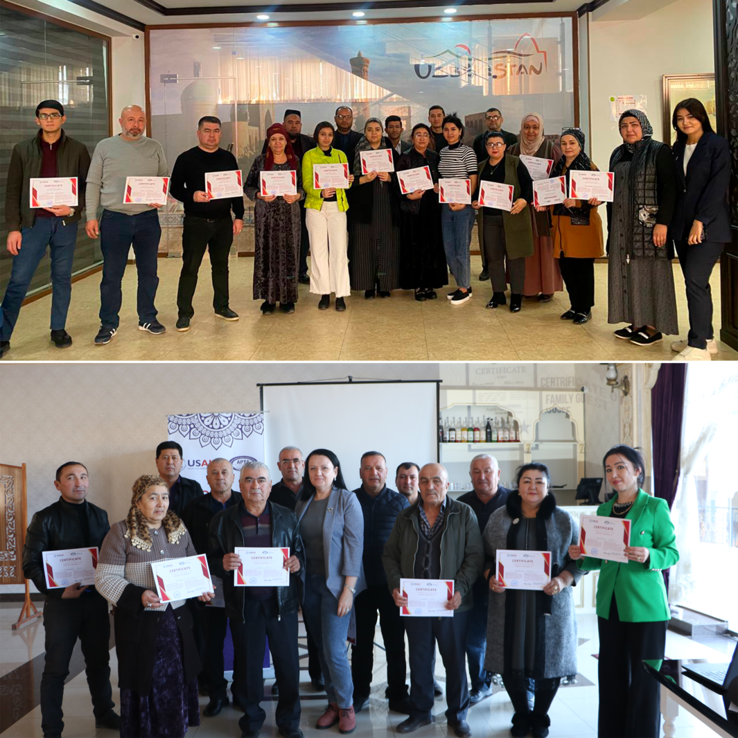 Classification of family guest houses: A seminar trainings for CBT representatives was held in Tashkent and Bukhara regions