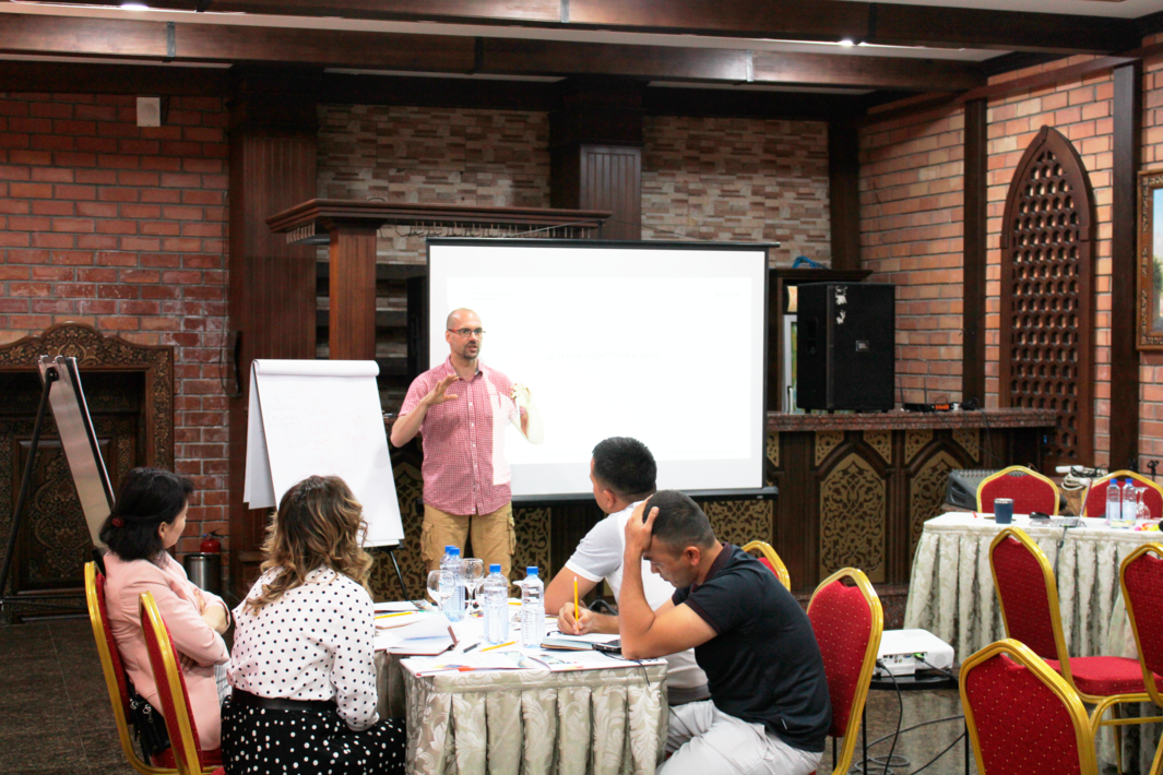 A training seminar for TIC is being held in Tashkent