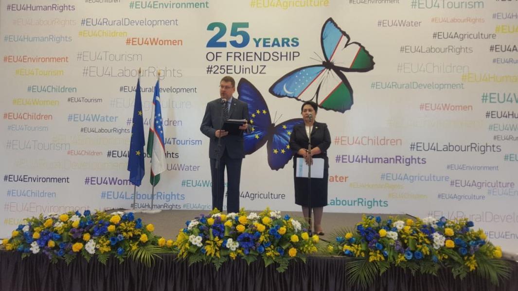 Double holiday: The European Union celebrated Europe Day and the 25th anniversary of the establishment of diplomatic relations between the EU and Uzbekistan in a festive atmosphere